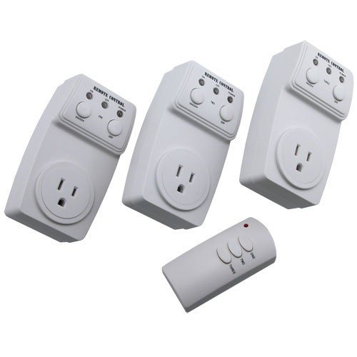 3 Pack Remote Controlled Outlets - Remote Controlled Everything!